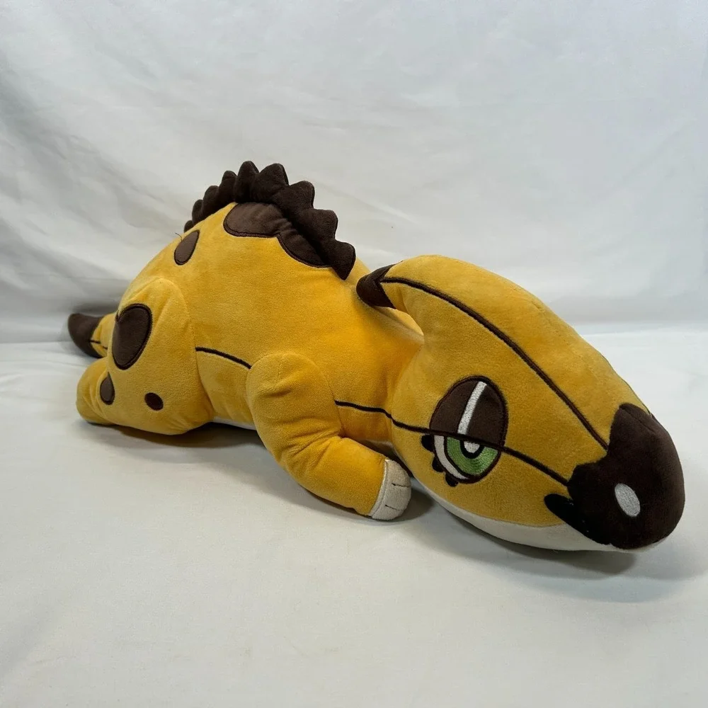 Weighted Stuffed Animal Dinosaur Plush Lizard Yellow Anxiety Calm 3lbs 24